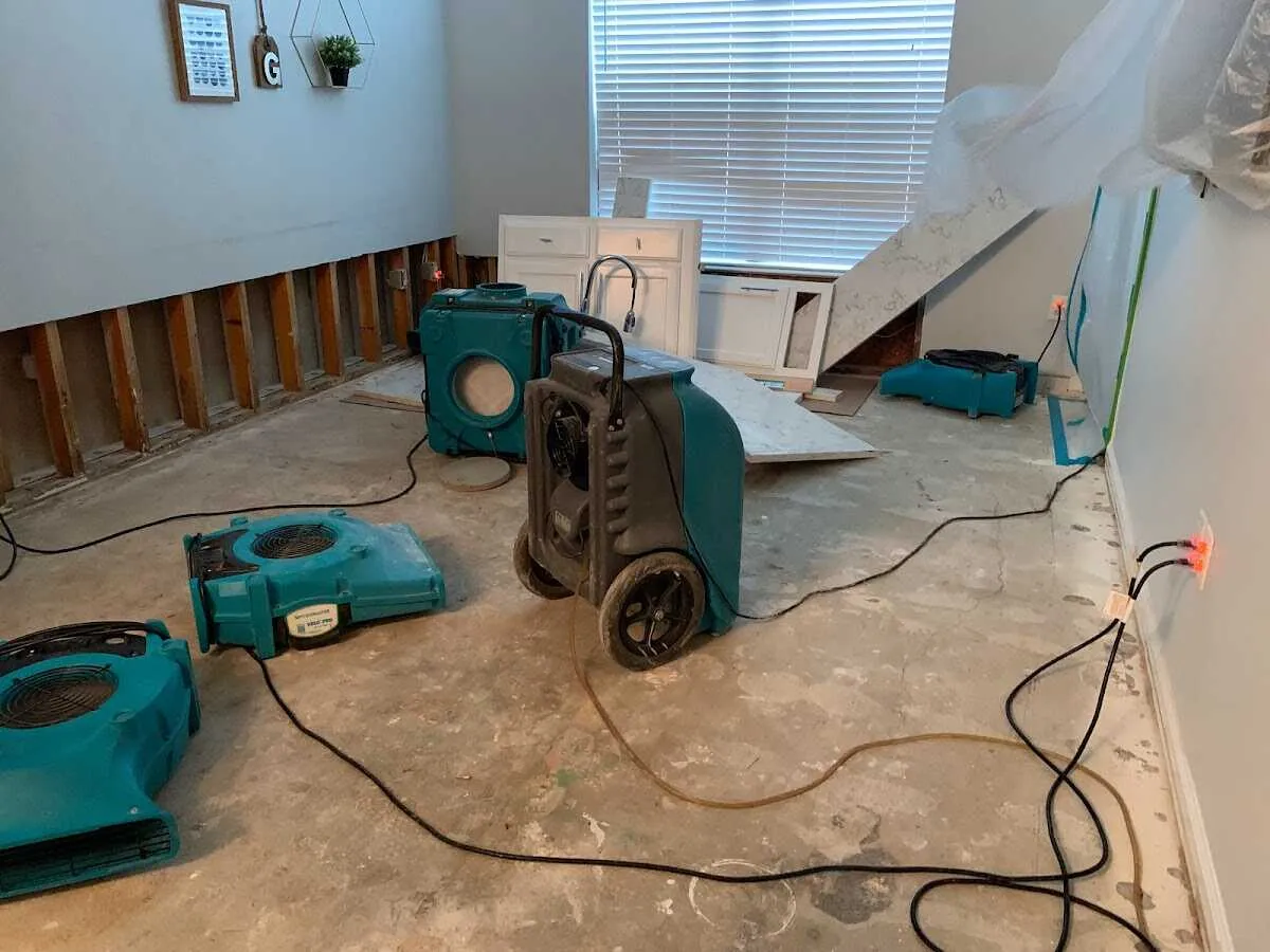 Dehumidifier in flood-cut room for Water Extraction & Removal in Fountain Hills